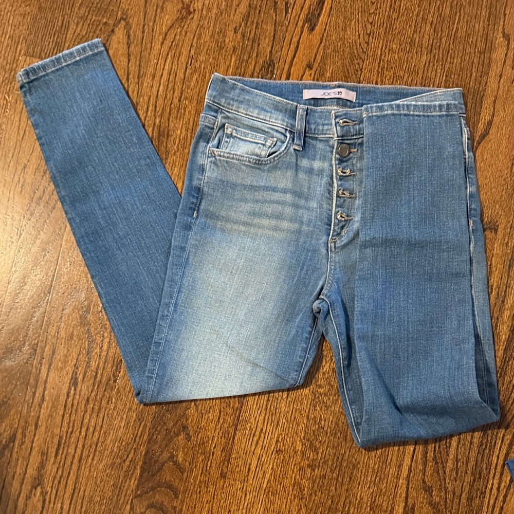Joe's Jeans Women's Skinny Blue Button-fly